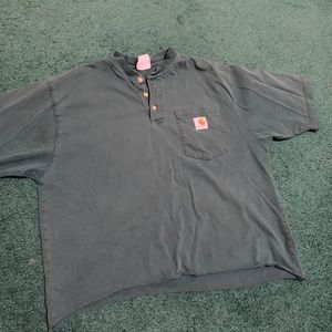 Carhartt cropped green t shirt